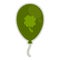 Isolated green balloon icon