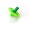 Isolated green children whirligig