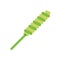 Isolated green lollipop candy sheer flat icon Vector