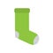 Isolated green socks icon