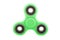 Isolated green spinner