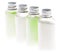 Isolated Green & White Lotion Bottles