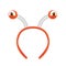 Isolated headband icon with crab eyes