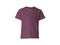 Isolated heather maroon red colour blank fashion tee front mockup template