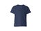 Isolated heather navy blue colour blank fashion tee front mockup template