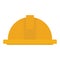 Isolated helmet yellow