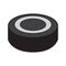 Isolated hockey puck