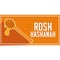 Isolated honey rosh hashanah banner