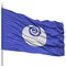 Isolated Ibaraki Japan Prefecture Flag on Flagpole