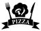 Isolated icon - pizza symbol