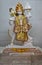 Isolated idol of Hindu God Hanuman in a temple at Somnath.