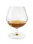 Isolated image of a glass of cognac on a white background