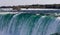 Isolated image of a powerful Niagara waterfall