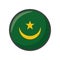 Isolated japan mauritania icon block design