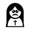 Isolated Jesus icon