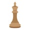 Isolated king chess piece icon