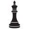 Isolated king chess piece icon