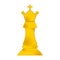 Isolated king chess piece icon