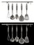 Isolated Kitchen Utensils