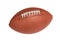 Isolated leather football