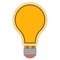 Isolated lightbulb icon