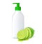 Isolated lime scented liquid soap