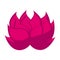 Isolated lotus flower icon