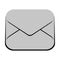 Isolated mail icon