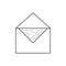 Isolated mail icon