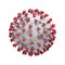 Isolated Microscopic 3D Visualization Of The Covid-19 Corona Virus