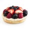 Isolated Mixed Berry Tart