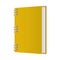 Isolated mockup yellow notebook vector design