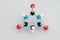 Isolated molecular model of barbituric acid