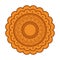 Isolated mooncake icon vector design