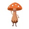 Isolated mushroom cartoon kawaii