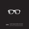 Isolated Nerd Icon. Specs Vector Element Can Be Used For Specs, Glasses, Eyeglasses Design Concept.
