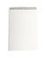 Isolated note book empty page lined writing line pad on white background spiral binding notebook notes paper notepad write memo