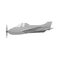 Isolated object of aeroplane and military symbol. Collection of aeroplane and landing vector icon for stock.