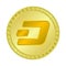 Isolated object of bit-coin and money logo. Set of bit-coin and virtual stock vector illustration.