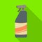 Isolated object of bottle and wash logo. Set of bottle and shampoo vector icon for stock.