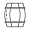 Isolated object of cask and wine symbol. Set of cask and wooden vector icon for stock.