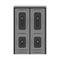 Isolated object of door and timber icon. Set of door and entrance vector icon for stock.