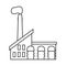 Isolated object of factory and manufacture symbol. Collection of factory and pipe vector icon for stock.