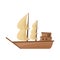 Isolated object of ship and old icon. Web element of ship and boat vector icon for stock.