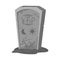 Isolated object of tombstone and stone sign. Web element of tombstone and gravestone stock symbol for web.