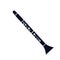 Isolated oboe icon. Musical instrument