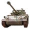 Isolated old tank M18 Hellcat