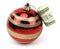 Isolated Ornament With One Dollar.