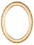 Isolated oval frame