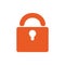 Isolated padlock icon